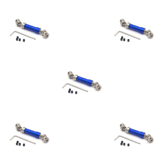 QualitChoice Rear Drive Shaft 1:12 Crawler Parts Replacement for Wltoys 12423 12428 12429 Dark Blue 5Set