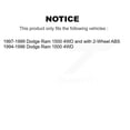 thumbnail image 2 of Kugel Front Wheel Bearing Hub Assembly 70-515006 for Car Dodge Ram 1500, 2 of 11