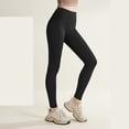 thumbnail image 4 of Plebaso Women's High Waisted Leggings Stretchy Compression Workout Yoga Pants for Running Gym Athletic, 4 of 5