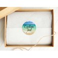 thumbnail image 4 of Darling Souvenir MADE WITH LOVE OceanTheme - 2" CustomStickersPremium 80 Self-AdhesiveRoundLabels, Personalized Wedding Party FavorStickers/RoundEnvelope Seal, 4 of 6