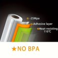 thumbnail image 4 of Bamboohart 3 Rolls of 3m Vacuum Sealing Bags (Different Sizes Combined) Reusable  Free of BPA  Food Protection Sealing Bags  Food Freshness Bags  Commercial Grade Food Vacuum Bags  Food V, 4 of 6
