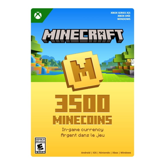 3500 Minecraft Minecoins $25.99 (Digital Code)