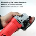 thumbnail image 5 of serony Angle Grinder Handle Replacement Grinding Machine Nonslip Side Handles Grinders Upgrade Accessories Spare Parts M8, 5 of 5