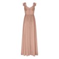 thumbnail image 4 of Robes pour Femmes 2024 Été Grande Taille Sans Manches en Dentelle avec Bretelles Tube Top en Gaze Rétractable à la Taille Longue Robe Robe 50 % de Réduction!, 4 of 5