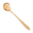 thumbnail image 1 of Handmade Copper Engraved Spoon | Long Handle Soup Spoon | Western Tableware for Dining | Kitchen Utensil for Soup, Dessert, Coffee & Tea | Home & Restaurant Tableware, 1 of 5