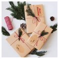 thumbnail image 4 of jifeng 2x300pcs Blank Kraft Paper Self- Label Seals Sticker for Hand Crafts , Brown, 4 Pcs, 4 of 9