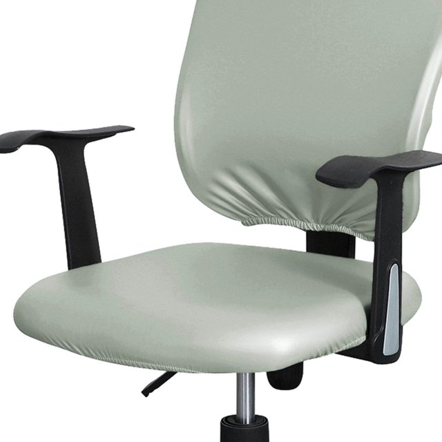Baohd Split Office Chair Cover Dustproof Waterproof Rotating Chair Protector Gray Seat Cover