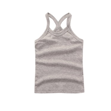 Débardeur Court à Dos Nageur pour Filles, Haut Court de Danse pour Tout-Petits Actifs, pour Gymnastique, Ballet et Activités Sportives