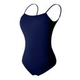 thumbnail image 1 of AherBiu Dancing Bodysuits for Women Sleeveless Backless Playsuits Stretchy Slim Comfy Soft Workout Rompers, 1 of 5