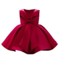 thumbnail image 1 of Robes Formelles pour Filles Robes de Bal Sans Manches Robe en Tulle pour Tout-Petits Robe d'Anniversaire pour Filles 6-12 Mois, 1 of 8