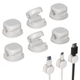 thumbnail image 2 of Self Adhesive Cable Holder Pack Of 6 Desk Cable Organiser Management Cable Organiser Cable Holder Desk Charging Cable Organiser For Bedside Table (6 Pieces), 2 of 9