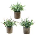 thumbnail image 4 of Fake Plant Potted Lifelike Small Artificial Greenery Plant Faux Plant Decoration, 4 of 10