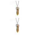 thumbnail image 1 of maskred Hexagon Column Charm Findings Handmade Holiday Hanging Pendants Crystal Necklace Earring Keychains Decorations Painting Stone 2Set, 1 of 6