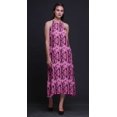thumbnail image 2 of Bimba Robe de Plage Teinture sur Nœuds Femme Imprimée Dos Nu Longue à Col Licou Rayondress-Xx-Grand, 2 of 6