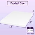 thumbnail image 2 of FDW Full 5 Inch Medium-Firm Memory Foam Mattress, CertiPUR-US Certified, Bamboo Charcoal Infused, Cooling, 2 of 6