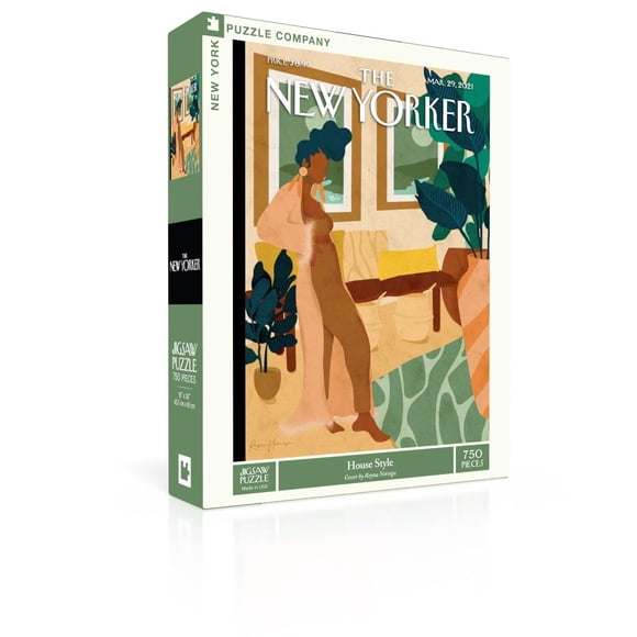 New York Puzzle Company - New Yorker House Style - 750 Piece Jigsaw Puzzle for Adults by Reyna Noriega