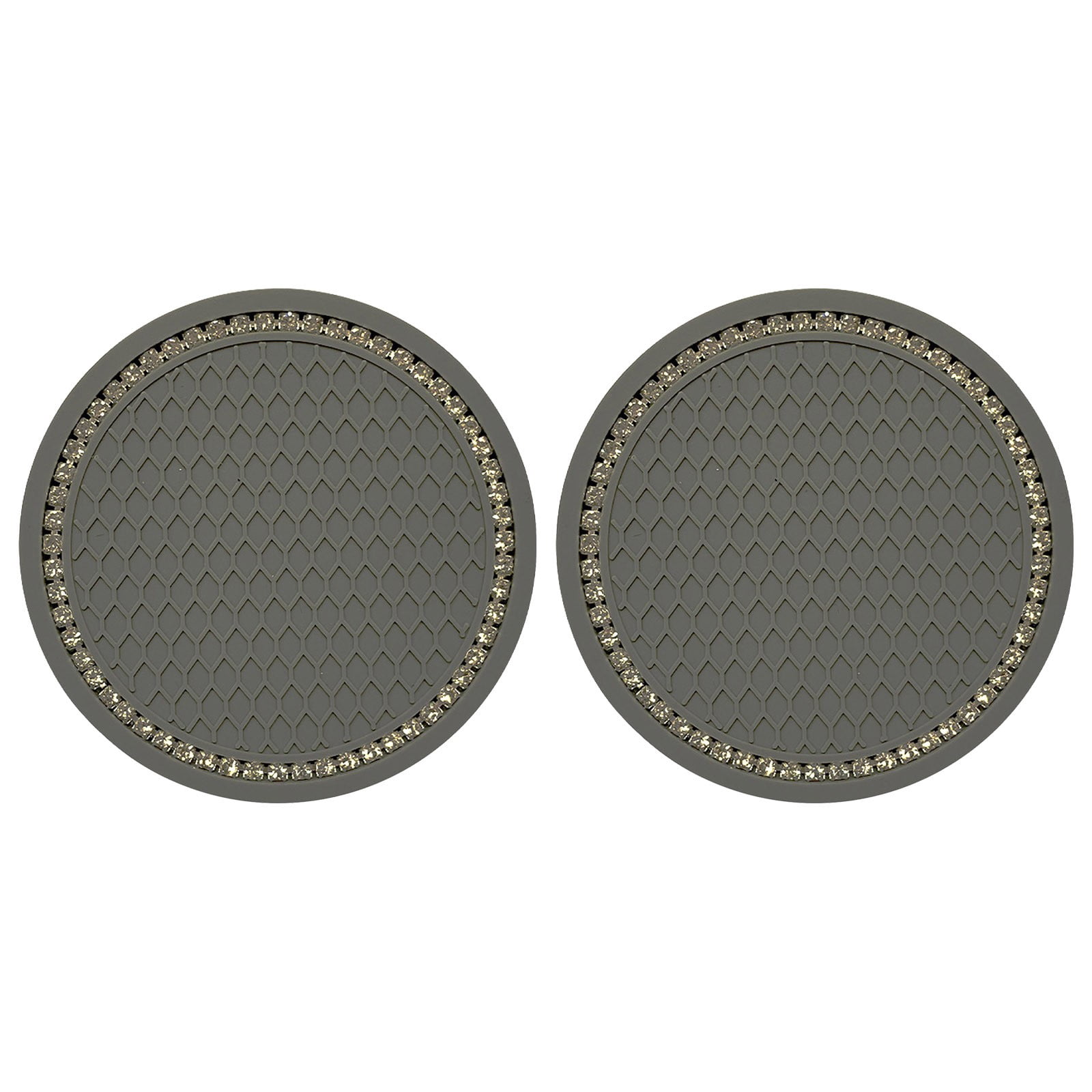 Dvkptbk Coasters 2Pcs Car Diamond Cup Mat Bottle Seat Cushion Non-Slip Cushion Kitchen Gadgets