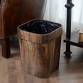 thumbnail image 2 of Yhmxh Imitation Wood Grain Garbage Bin Household Plastic Bin Kitchen Living Room Bathroom Kitchen Utensils Set Kitchen Organization Kitchen Essentials Home and Kitchen Kitchen Tools, 2 of 6