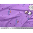 thumbnail image 1 of Soimoi Poly Georgette Fabric Leaves & Lily Floral Print Fabric by the Yard 42 Inch Wide, 1 of 6