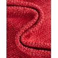 thumbnail image 3 of 9 Ft Round Red Jute Area Rug, Hand-Woven, Reversible, Farmhouse Boho Style, Durable & Pet-Friendly Rug for Living Room, Dining Room, and Bedroom, 3 of 5