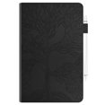 thumbnail image 2 of Tree of Life Embossed Case for Lenovo Tab m8 Stand, Card Slots, Stylus Loop Black, 2 of 5