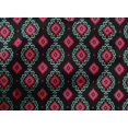thumbnail image 4 of oneOone Cotton Poplin Fabric Diamond & Swirl Ikat Printed Fabric 1 Yard 56 Inch Wide, 4 of 4