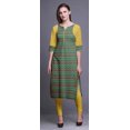 thumbnail image 2 of Bimba Kurti Droite à Panneaux en Coton pour Femmes, Longue Robe Kurti Imprimée, Haut Indien - Moyen, 2 of 6