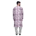 thumbnail image 3 of Atasi Ensemble Kurta-Pyjama Long en Coton pour Hommes, Kurta-Pyjama Décontracté de Designer, Vêtements, 3 of 5