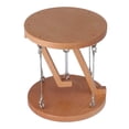 thumbnail image 1 of Tensegrity Table Rustic Wooden Speaker Holder for Table Bedroom TV Cabinet Light Brown, 1 of 6