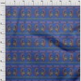 thumbnail image 3 of oneOone Polyester Lycra Fabric Peacock Block Decor Fabric Printed BTY 56 Inch Wide, 3 of 4