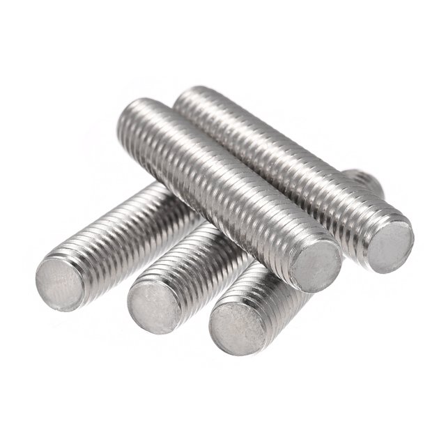 Unique Bargains M8 x 40mm 304 Stainless Steel Fully Threaded Rod Right Hand Threads 10 Pack