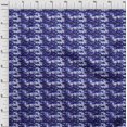 thumbnail image 4 of oneOone Rayon Blue Fabric Abstract Zigzag Fabric For Sewing Printed Craft Fabric By The Yard 56 Inch Wide, 4 of 4