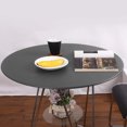 thumbnail image 3 of DEELLEEO 1pcs Nappe Ronde Élastique Protège-Table Tissu Imperméable Polyester Nappe de Restauration Ajustée Housse de Table avec Bord Élastique, 3 of 7