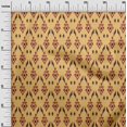 thumbnail image 2 of oneOone Polyester Lycra Fabric Argyle Style Ikat Printed Fabric 1 Yard 56 Inch Wide, 2 of 4