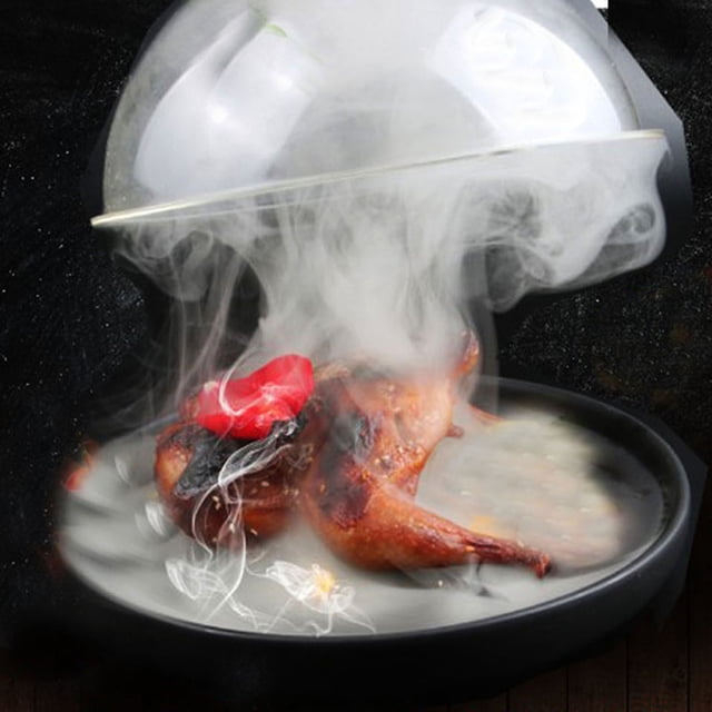Boovnll Kitchen Gadgets, Smoked Molecular Cuisine Kitchen Hotel Cocktail Steak Salmon Smoked Machine Transparent Cover, Home and Kitchen, Kitchen, Kitchen Tools