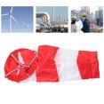 thumbnail image 1 of Red Windsock, Lightweight Polyester Bag For Outdoor Farm Industry, Wind Direction Measurement Sock, 100cm, 1 of 8