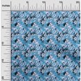 thumbnail image 2 of oneOone Polyester Spandex Light Blue Fabric Abstracts Fabric For Sewing Printed Craft Fabric By The Yard 56 Inch Wide, 2 of 5
