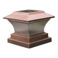 thumbnail image 1 of Solar Post Lights Outdoor Fence Cap Light for Posts Patio Garden Decoration White Lighting Black，Lighting Solar Outdoor Post Cap Lights Light for Fence, 1 of 8