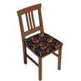 thumbnail image 1 of KLL Compass And Mountains In Bicycle Wheels1 Pattern Seat Covers for Dining Room Chairs,Washable Chair Seat Chair Covers Seat Protector-Two Pieces, 1 of 7