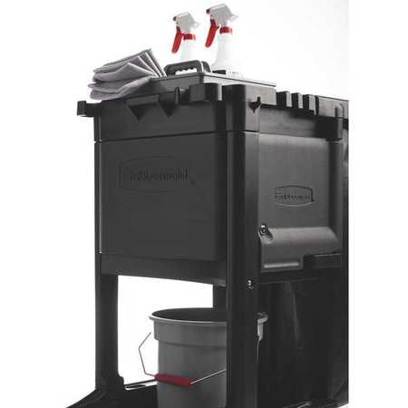 Rubbermaid Commercial 1861443 Porte d'Armoire Verrouillable pour Chariot de Nettoyage (Chariot Non Inclus)