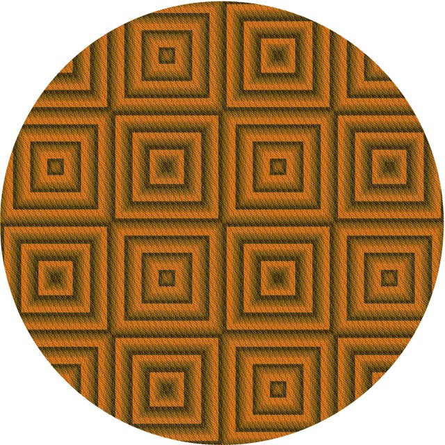 Ahgly Company Tapis Rond Lavable en Machine Intérieur Transitionnel Rouge Tomate, 3 Pieds Rond