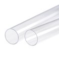 thumbnail image 1 of Unique Bargains 36mm ID 40mm OD 305mm  Clear Acrylic Pipe Rigid Round Tube for Lighting, Models, Plumbing, Crafts 2 Pack, 1 of 6