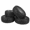 thumbnail image 4 of RC Tire, RC Wheel 1.8in Width Aluminum Alloy  For 1/10 RC Crawler Silver, 4 of 8