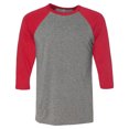 thumbnail image 1 of Bella + Canvas T-Shirt de Baseball Unisexe à Manches 3/4, 1 of 1