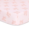 thumbnail image 5 of Baby Girl Crib Bedding - Dusty Pink Patchwork Design - Grace 4 Piece Set by The Peanut Shell, 5 of 5