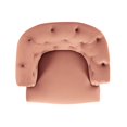 thumbnail image 4 of Katherine Fauteuil d'Appoint Capitonné en Velours Pêche Orange, 4 of 15