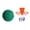 Green, variant on 1 Set Silent Basketball Quick Rebound Low Noise Adults Kids Training Ball with Basket for Indoor Outdoor