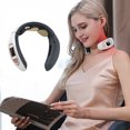 thumbnail image 2 of Neck Heating Pad With 4 Massage Modes 15 Temperature Settings Rechargeable USB Powered Portable Device For Home Office Travel, 2 of 9