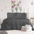 thumbnail image 1 of 800 Thread Count 100% Egyptian Cotton 5 Piece Duvet Set with Zipper Closure & Corner 5 Pc Duvet Set Solid Pattern, 1 of 4