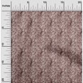 thumbnail image 2 of oneOone Georgette Viscose Brown Fabric Asian Craft Projects Decor Fabric Printed By The Yard 42 Inch Wide, 2 of 5